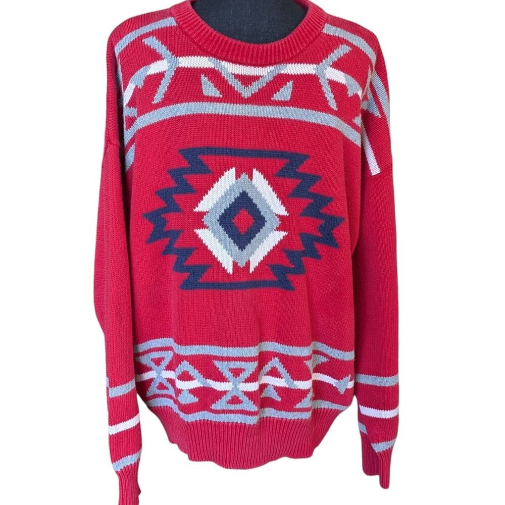 Vintage Cotton Traders sweater XL Aztec